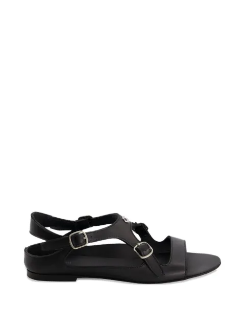 Coperni buckle leather sandals Black COPSH100F6043
