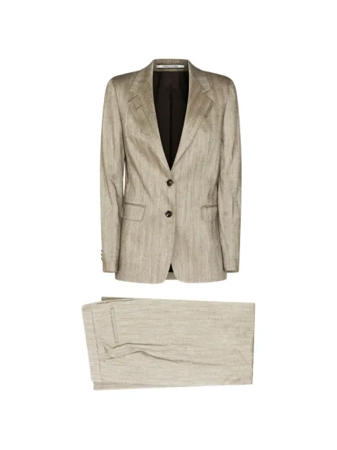 Tagliatore herringbone-pattern suit Neutrals TPARIGI12BADA40006M1200