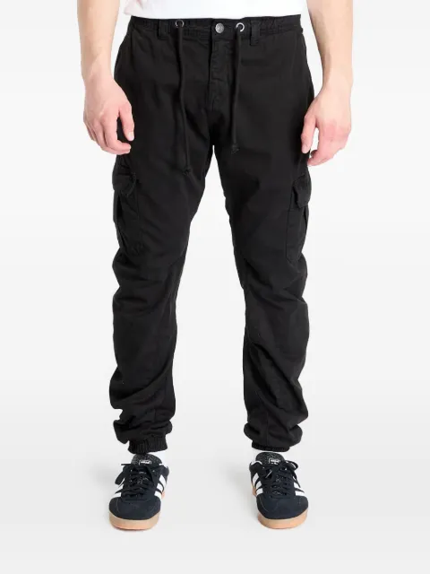 Urban Classics elasticated-cuff buttoned trousers Black TB1268