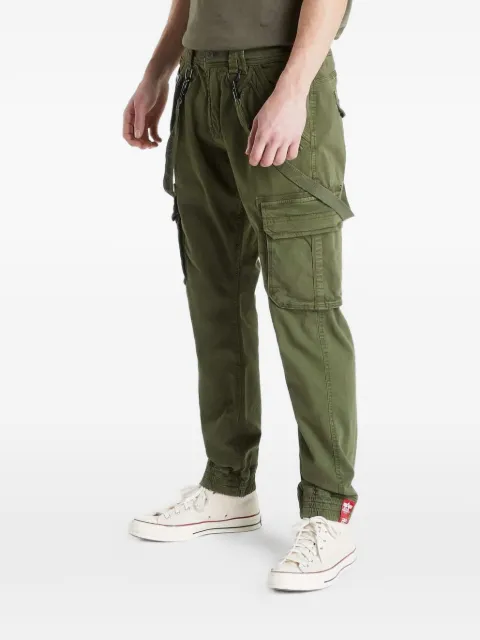 Alpha Industries belt-loop pocket trousers Green 128202142