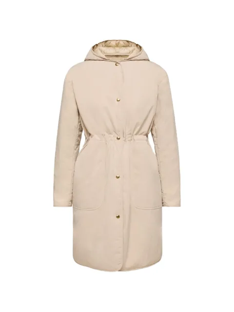 Moncler Thymlong reversible hooded coat Neutrals L10931C00005599CC