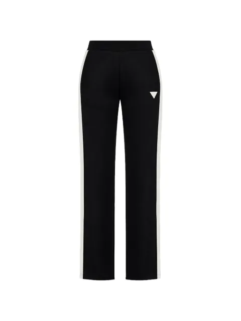GUESS USA logo-detail striped track pants Black V6RB10KCYF2