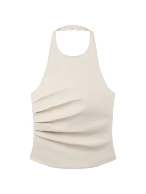 A.L.C. Sylvie pleated top Neutrals 5TOPS02064