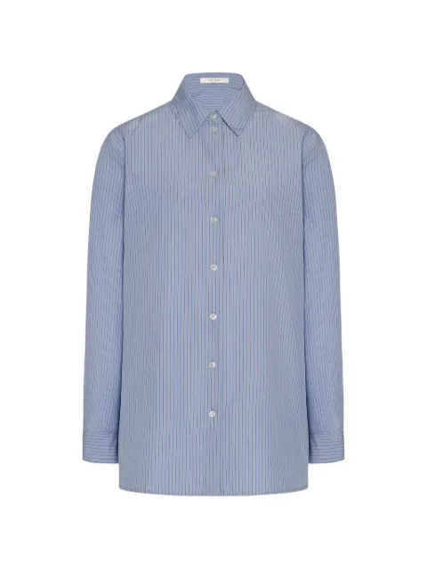 The Row Sisilia striped shirt Blue SISILIA