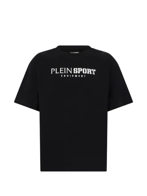 Plein Sport logo-print short-sleeve T-shirt Black SAFCMTK8984STE003N