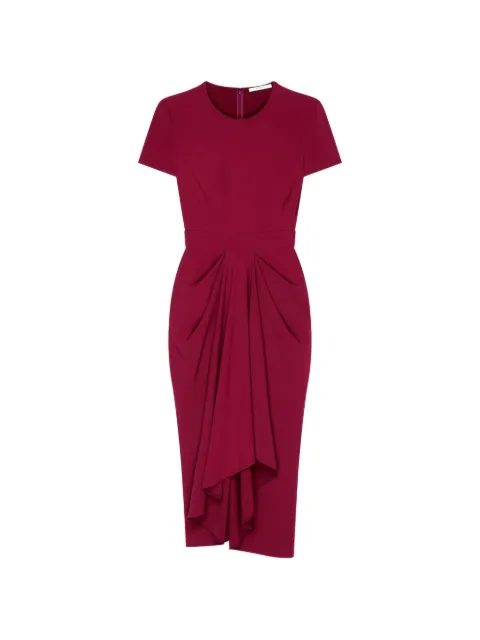 Givenchy wrap-front short-sleeve midi dress Red BW22T1164K