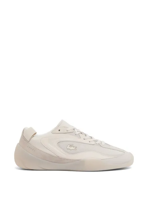 Lacoste panelled suede-trim low sneakers Neutrals 51SFA0125