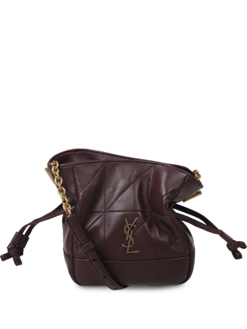 Saint Laurent Jamie quilted leather shoulder bag Red 859174AAB32