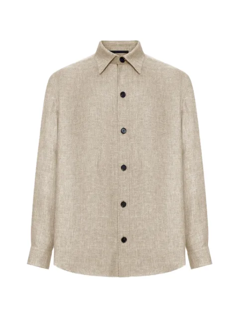 Zegna long-sleeve shirt Neutrals UHV75A3SOT52