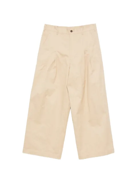Comme des Garçons Homme pleated wide-leg trousers Neutrals HQP010
