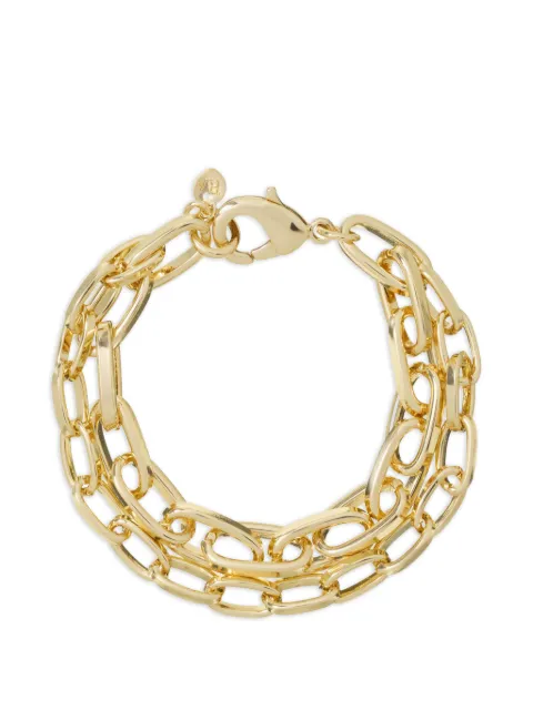 Roxanne Assoulin Paperclip double bracelet Gold RXSU26B110A