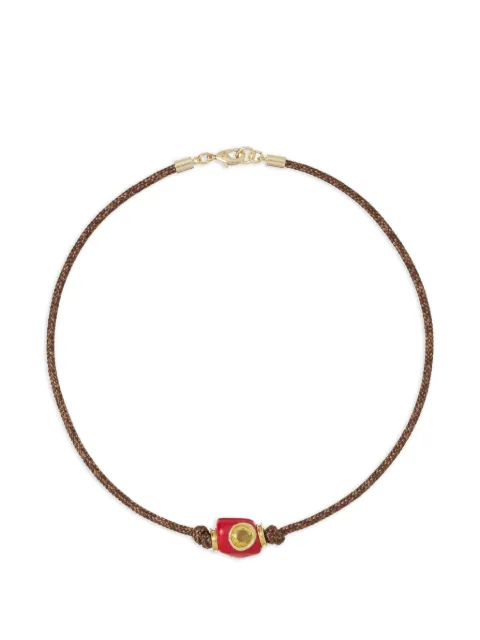 Roxanne Assoulin Coral Tube cord necklace Gold RXSU26N143A