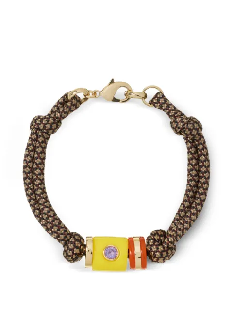 Roxanne Assoulin Cylinder Cord bracelet Gold RXSU26B121A