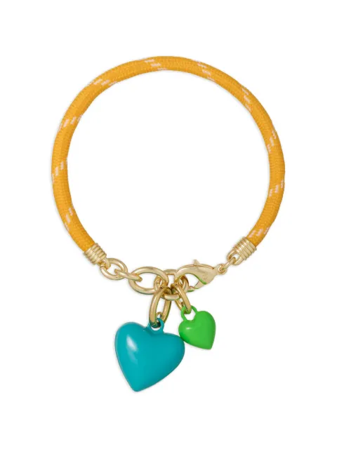 Roxanne Assoulin The Happy Cord heart-charm bracelet Blue RXSU26SB111F
