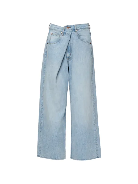 No44 Eve asymmetric-waistband jeans Blue 500017043FARF