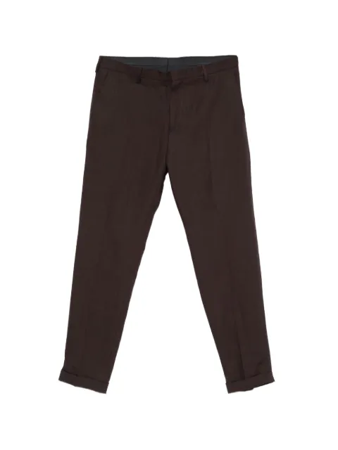 Paul Smith pressed-crease turned-up trousers Purple M1R150MV01427