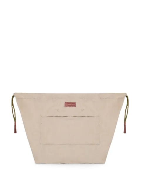 DRAGON DIFFUSION drawstring clutch bag Neutrals DGS6CDB