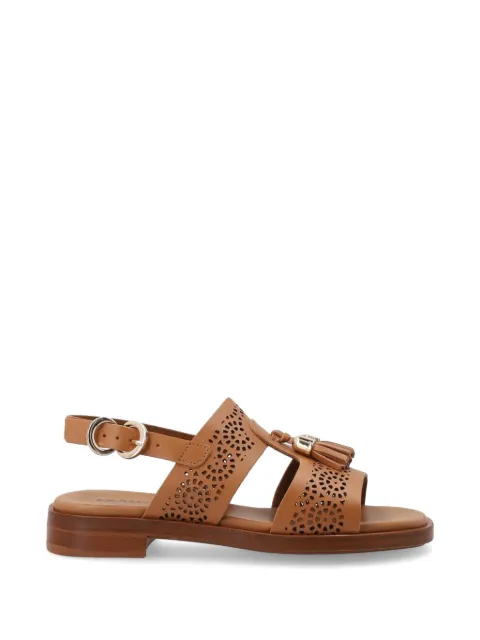 FRAU tassel-detail perforated sandals Brown 87R1