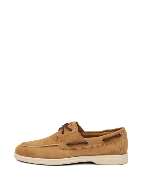 FRAU suede boat shoes Neutrals 33B1