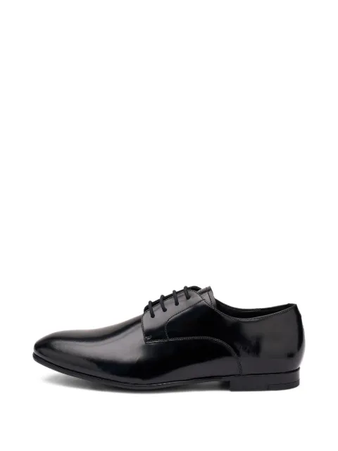 FRAU polished leather Derby shoes Black 71K3