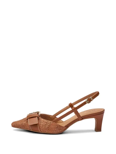 FRAU slingback buckle pumps Brown 81F2