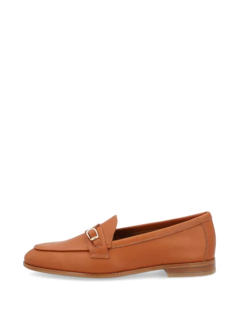 FRAU buckle-strap leather loafers Neutrals 94M5