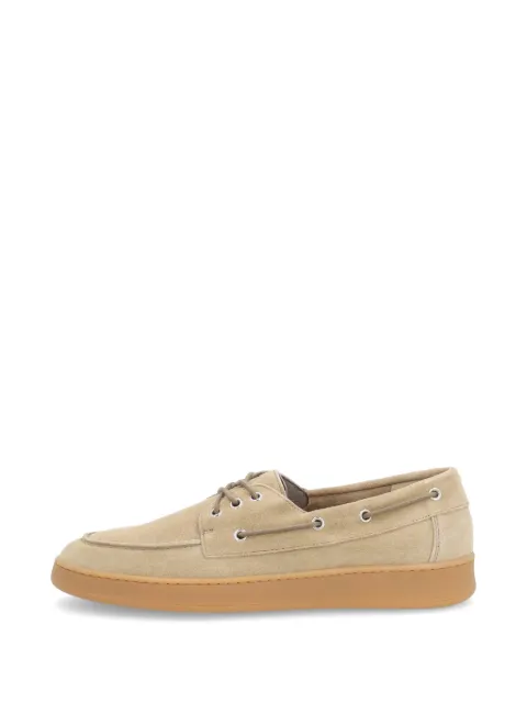 FRAU suede boat shoes Neutrals 24B7