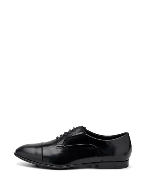 FRAU polished leather oxford shoes Black 71K4