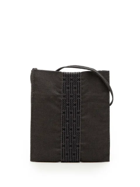 Hermès Pre-Owned 1990-2010 Canvas Herline Pochette crossbody bag Grey CBW7ETEAJZY3KK9A