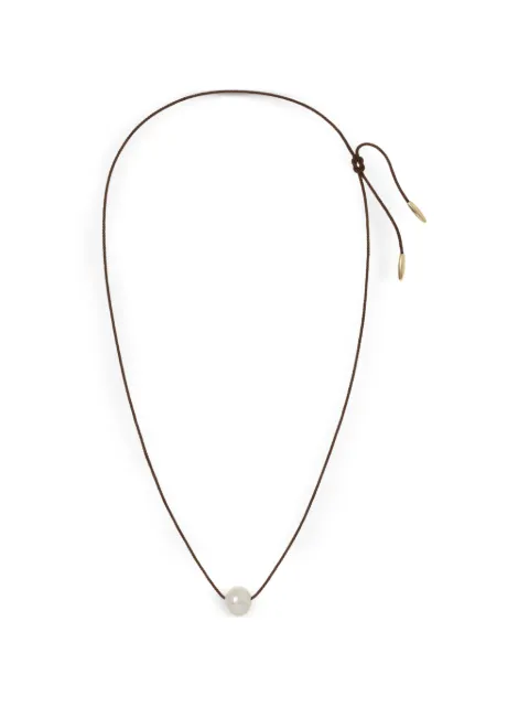 Roxanne Assoulin pearl solitaire necklace Brown RXSU26N111A
