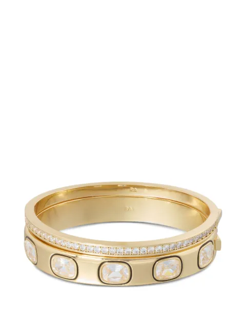 Roxanne Assoulin Cubic hinged bracelets (set of two) Gold RXSU26SB100