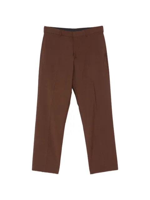 Paul Smith pressed-crease tailored trousers Brown M1R410ZV00002