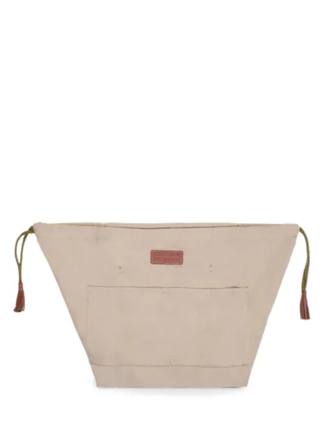 DRAGON DIFFUSION drawstring clutch bag Neutrals DGS6CDS