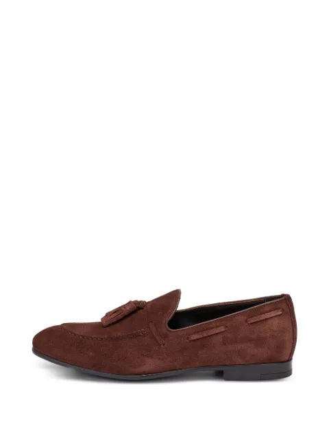 FRAU tassel suede loafers Brown 71B2
