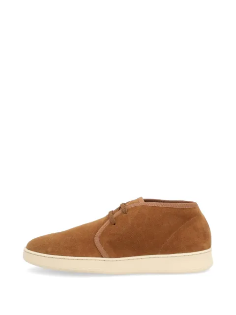 FRAU grosgrain-trim desert boots Brown 24B5