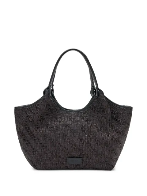 FRAU mini herringbone-effect tote bag Brown B355