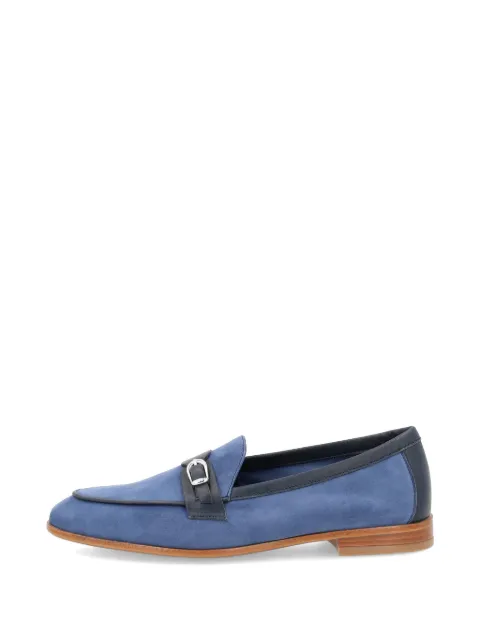 FRAU buckle-detail suede loafers Blue 94B5