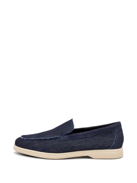 FRAU deconstructed denim loafers Blue 32K0