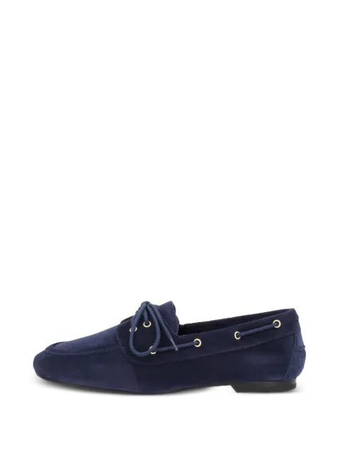 FRAU suede boat loafers Blue 69B8