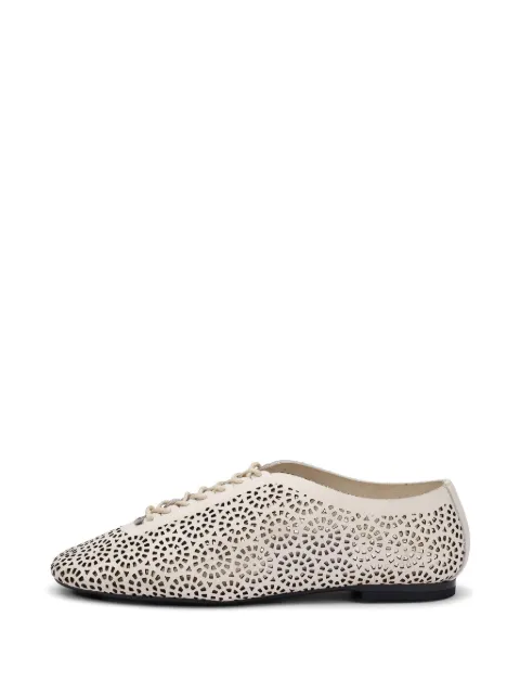 FRAU laser-cut lace-up shoes Neutrals 69M2