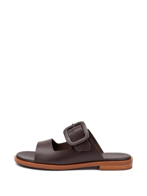FRAU buckle-fastening leather sandals Brown 85M3