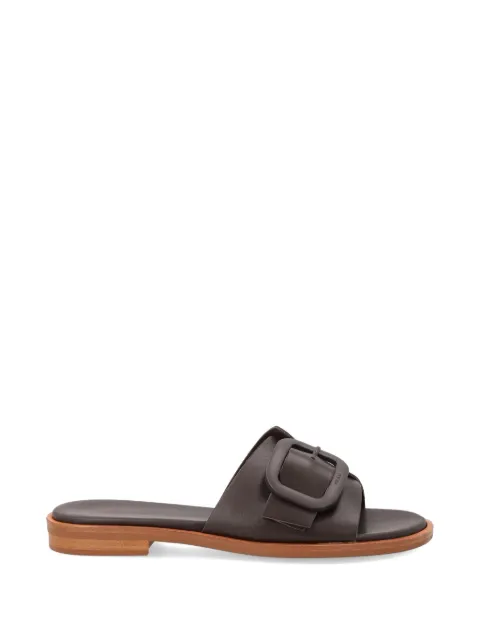 FRAU buckle-fastening crossover sandals Brown 85M4