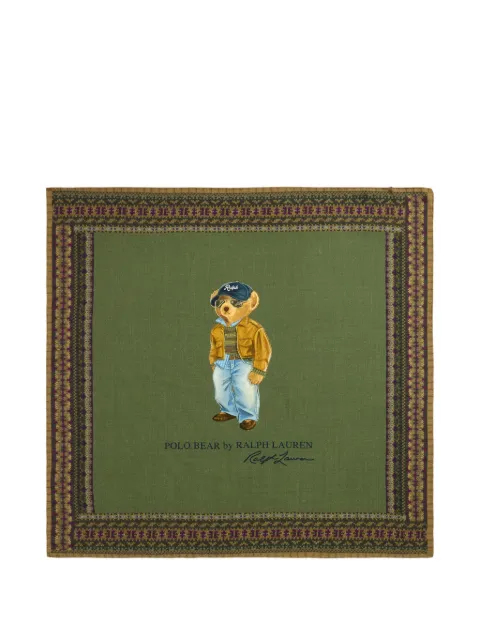 Polo Ralph Lauren Polo Bear wool scarf Green 455P18122001