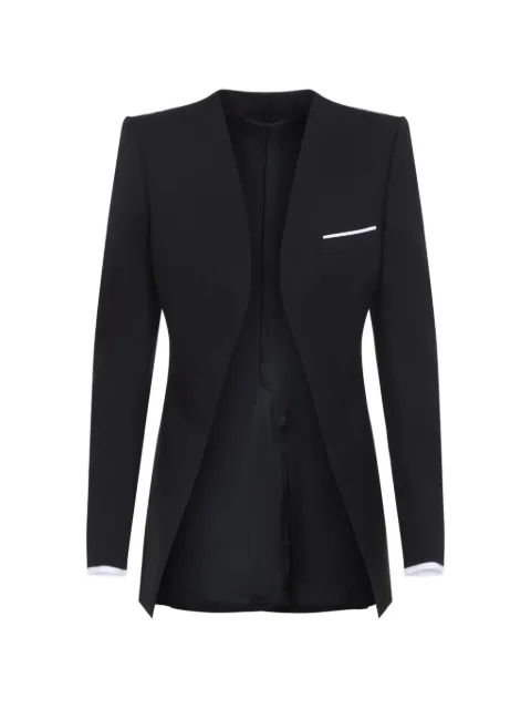 TOM FORD collarless jacket Black GI3084FAX1746