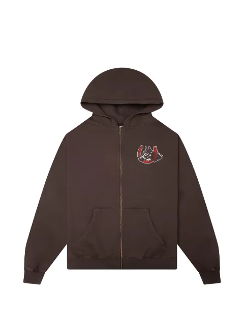 One Of These Days Valley Riders zip-up hoodie Brown 01D04112SFWBR