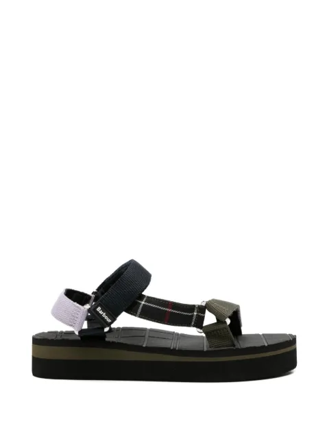 Barbour Mila touch-strap sandals Blue LBS0020