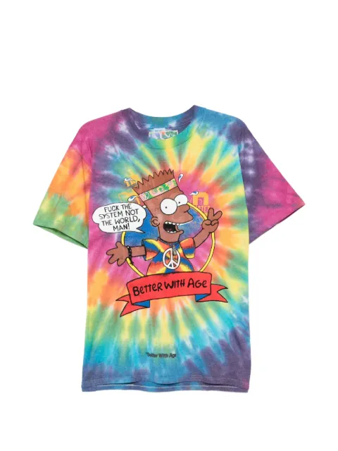 Better with Age tie-dye graphic-print T-shirt Blue SS26TSWOR1
