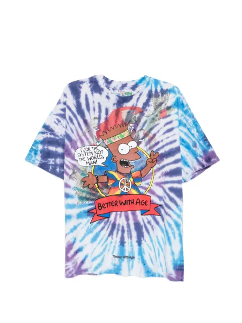 Better with Age tie-dye graphic-print T-shirt Blue SS26TSWOR2