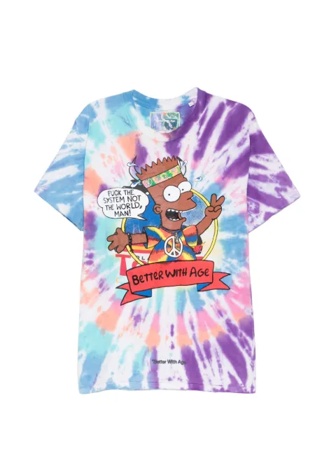 Better with Age tie-dye graphic-print T-shirt Purple SS26TSWOR3