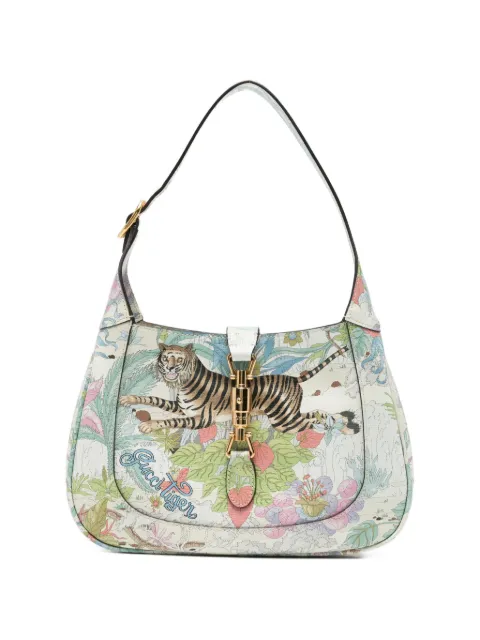 Gucci Pre-Owned Jackie 1961 Tiger-print shoulder bag Neutrals GUCCIJAKIETIGER